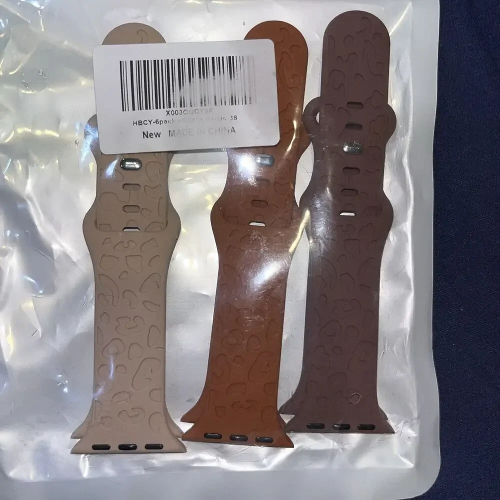 Beige Clay Brown Rock Pattern fits Apple Watch S/M 38/40/41  4,5,6,7,8,9 SE